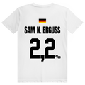 Sam N. Erguss - Sauftrikot Deutschland Trikot - Premium Bio Unisex (Rückendruck) T-Shirt