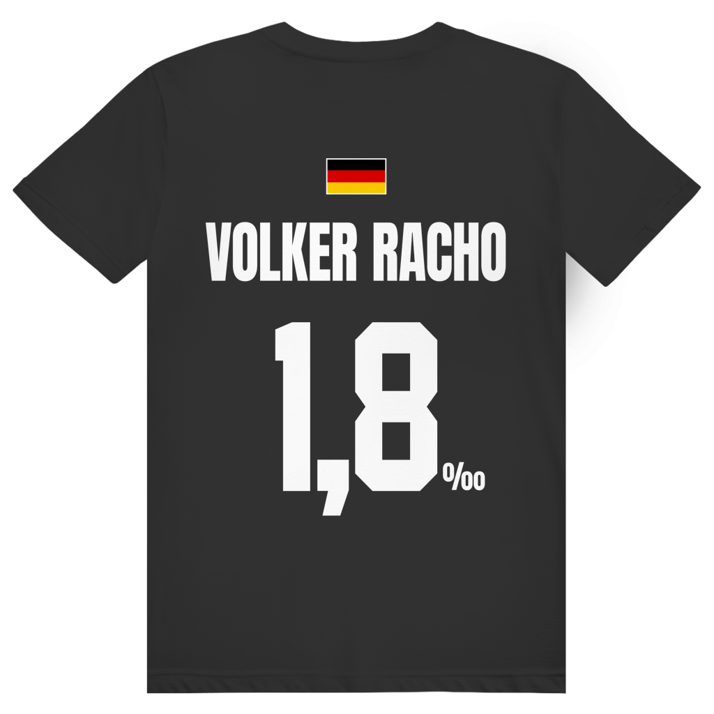 Volker Racho - Sauftrikot Deutschland Trikot - Premium Bio Unisex (Rückendruck) T-Shirt