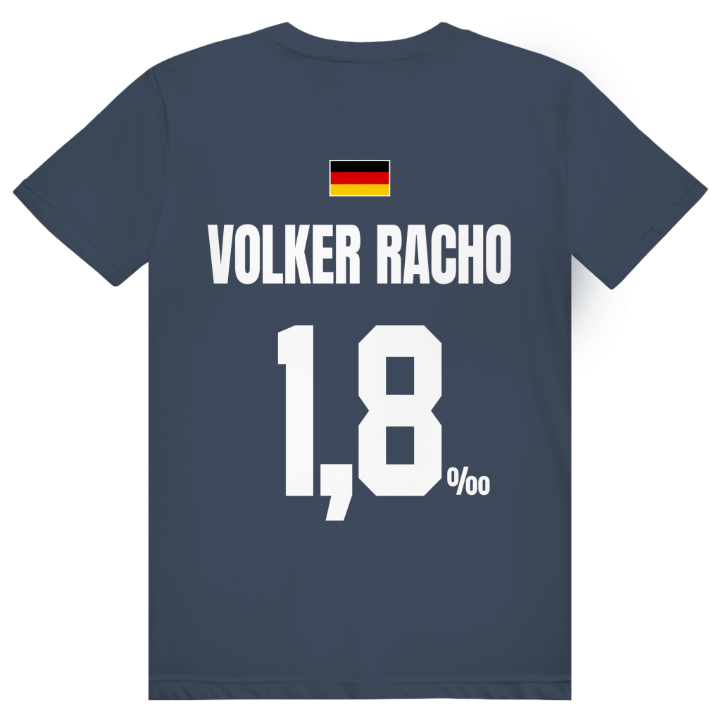 Volker Racho - Sauftrikot Deutschland Trikot - Premium Bio Unisex (Rückendruck) T-Shirt