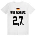 Will Schnaps - Sauftrikot Deutschland Trikot - Premium Bio Unisex (Rückendruck) T-Shirt