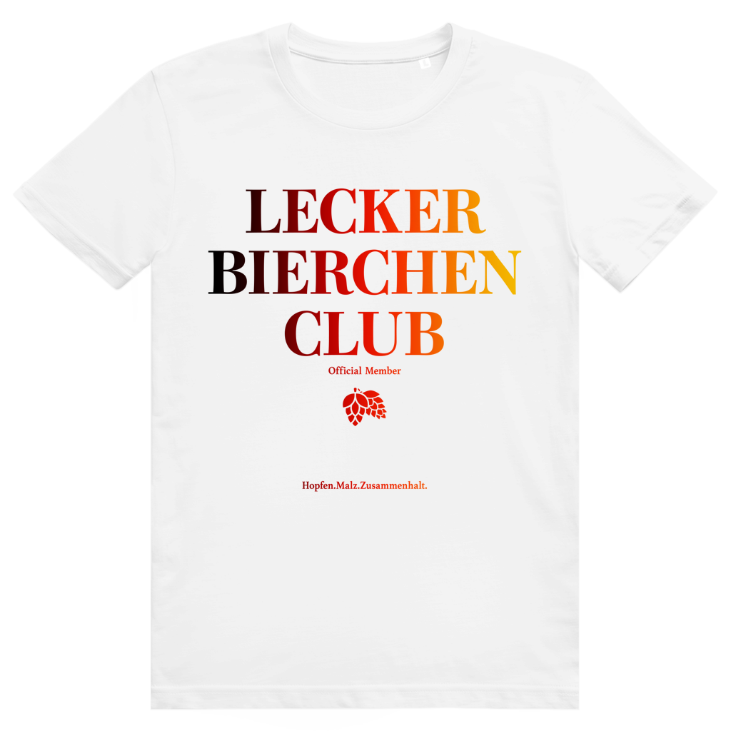 Lecker Bierchen Club - Sauftrikot Deutschland - Premium Bio Unisex T-Shirt