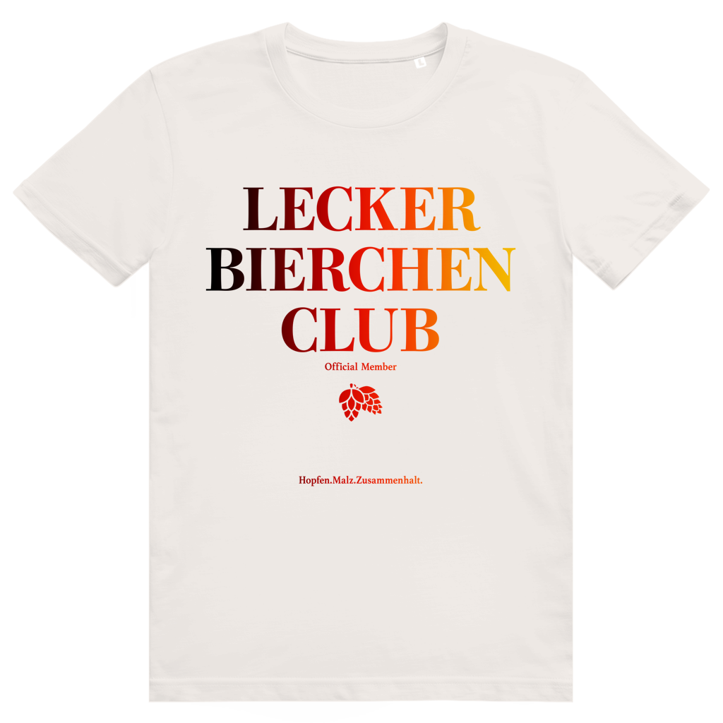 Lecker Bierchen Club - Sauftrikot Deutschland - Premium Bio Unisex T-Shirt