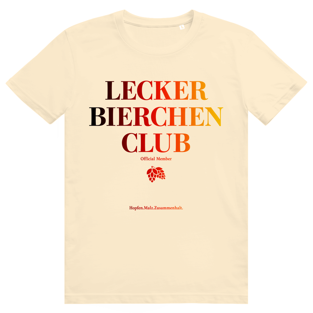 Lecker Bierchen Club - Sauftrikot Deutschland - Premium Bio Unisex T-Shirt