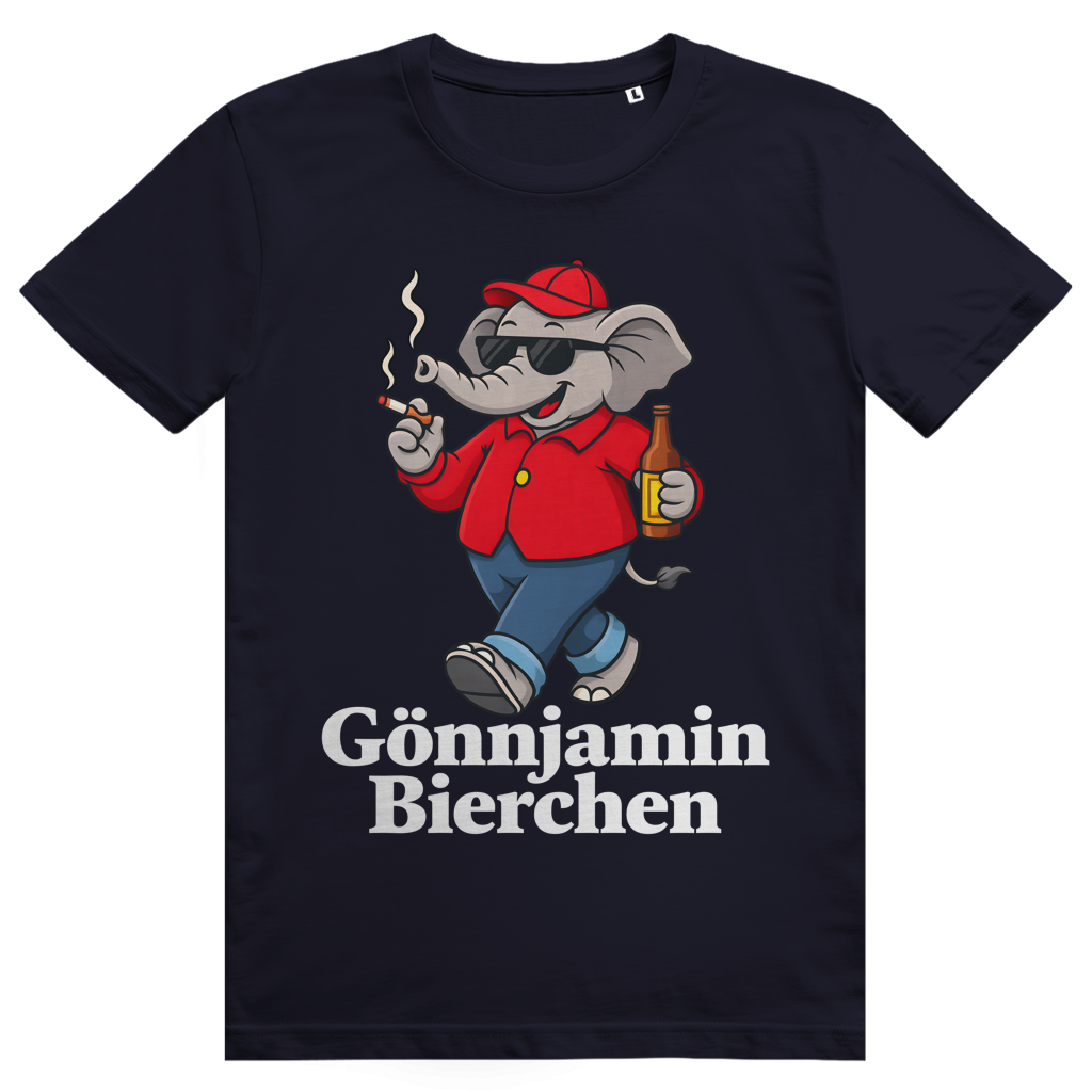 Gönnjamin Bierchen - Lustiges Benjamin Bierchen Meme - Premium Bio Unisex T-Shirt