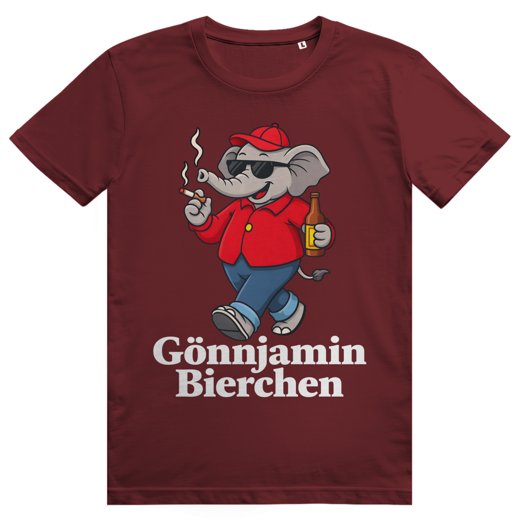 Gönnjamin Bierchen - Lustiges Benjamin Bierchen Meme - Premium Bio Unisex T-Shirt