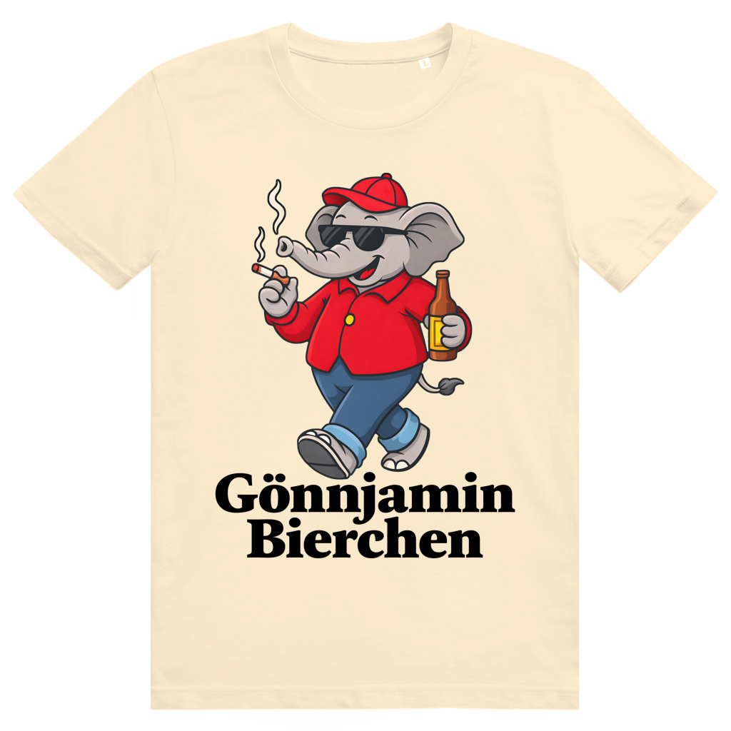Gönnjamin Bierchen - Lustiges Benjamin Bierchen Meme - Premium Bio Unisex T-Shirt