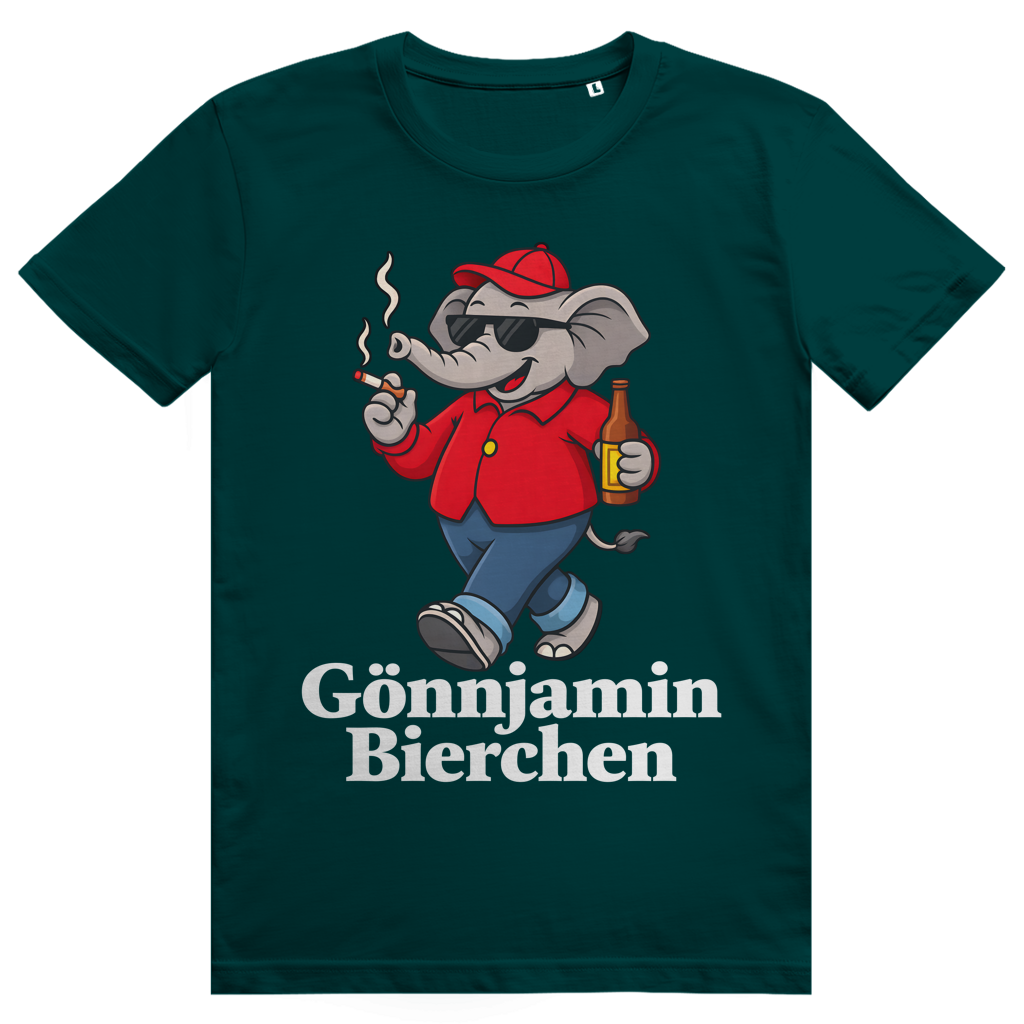 Gönnjamin Bierchen - Lustiges Benjamin Bierchen Meme - Premium Bio Unisex T-Shirt
