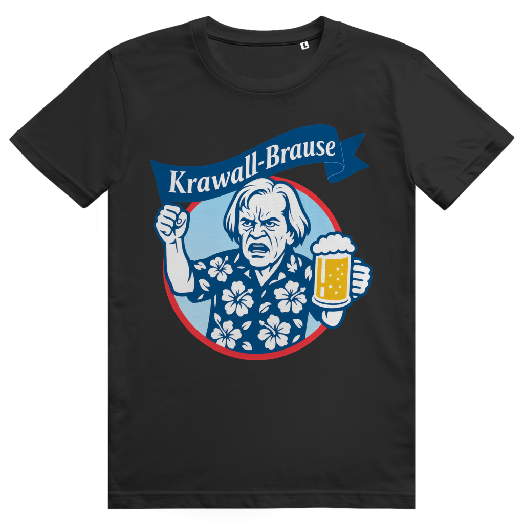 Krawallbrause (Klaus Kinski) - Lustiges Bier Meme - Premium Bio Unisex T-Shirt