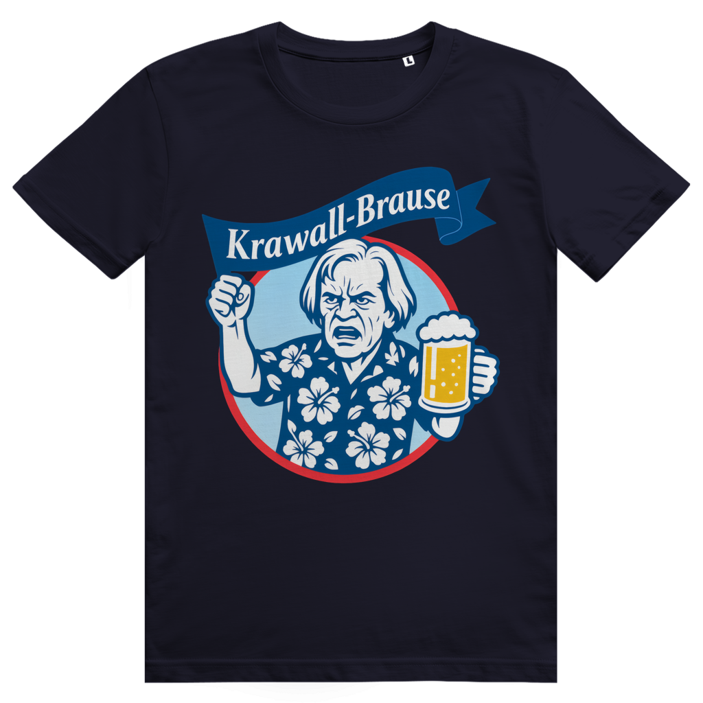 Krawallbrause (Klaus Kinski) - Lustiges Bier Meme - Premium Bio Unisex T-Shirt
