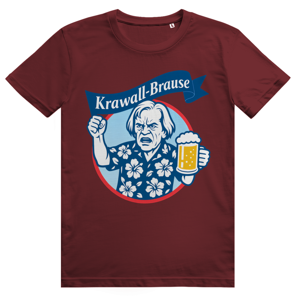 Krawallbrause (Klaus Kinski) - Lustiges Bier Meme - Premium Bio Unisex T-Shirt