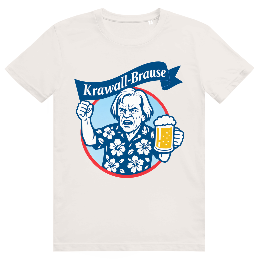 Krawallbrause (Klaus Kinski) - Lustiges Bier Meme - Premium Bio Unisex T-Shirt