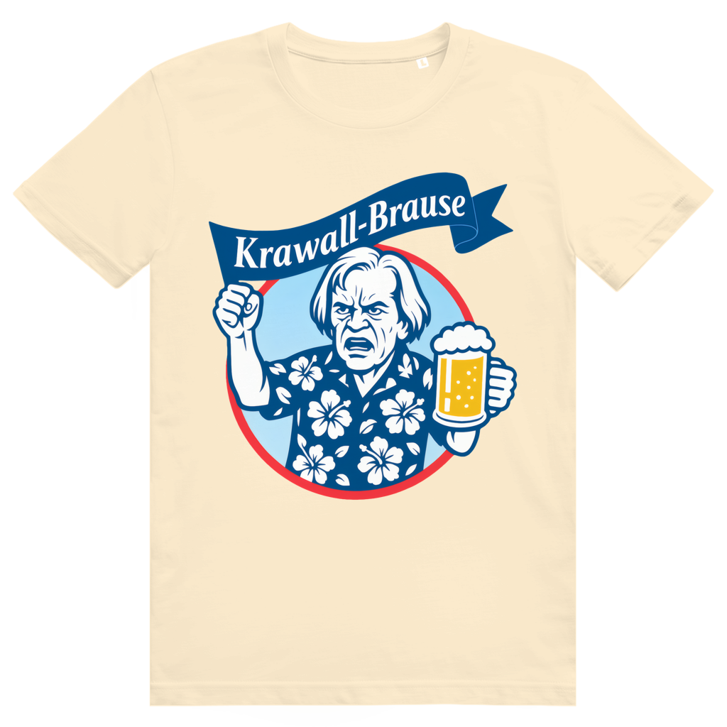Krawallbrause (Klaus Kinski) - Lustiges Bier Meme - Premium Bio Unisex T-Shirt