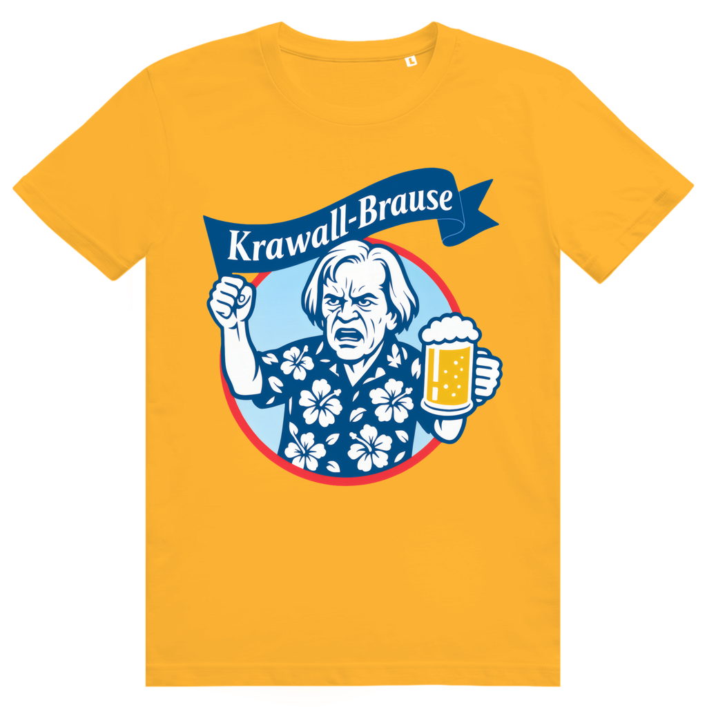 Krawallbrause (Klaus Kinski) - Lustiges Bier Meme - Premium Bio Unisex T-Shirt