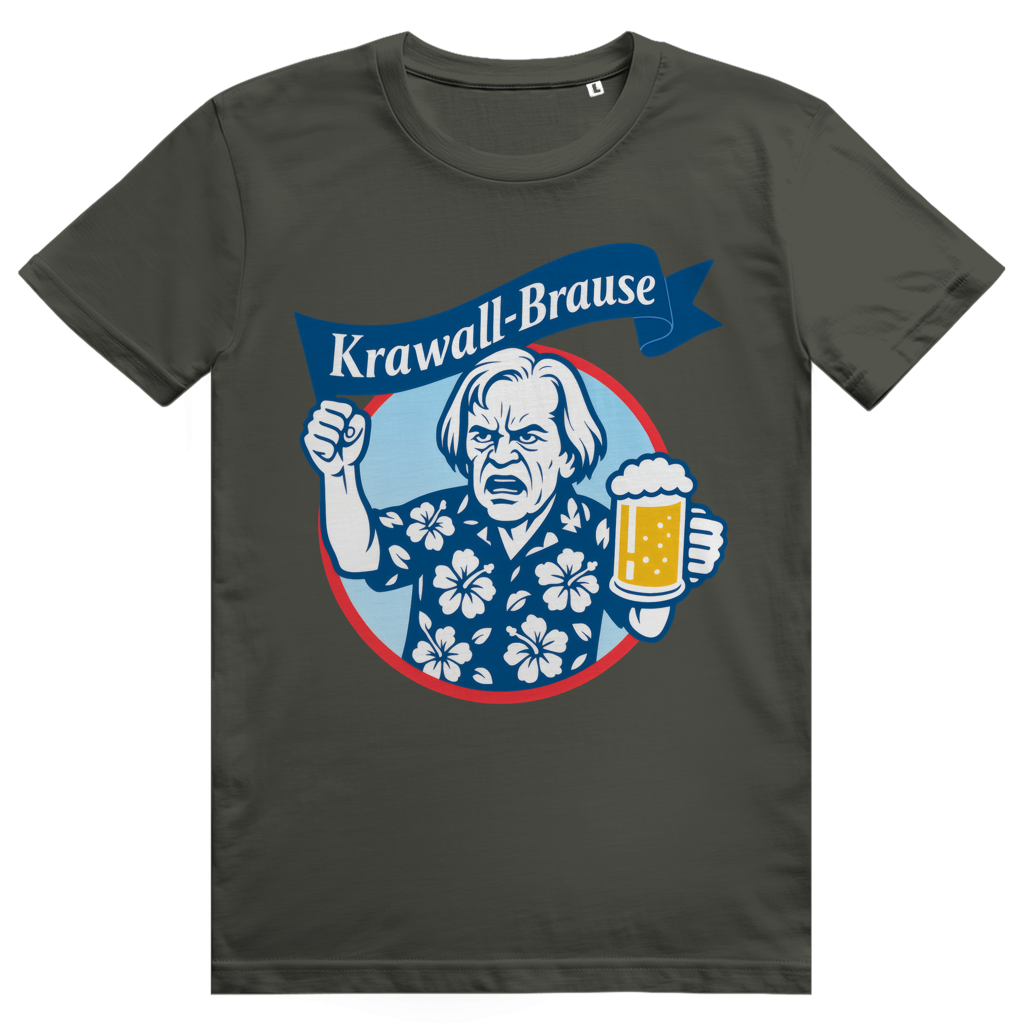 Krawallbrause (Klaus Kinski) - Lustiges Bier Meme - Premium Bio Unisex T-Shirt