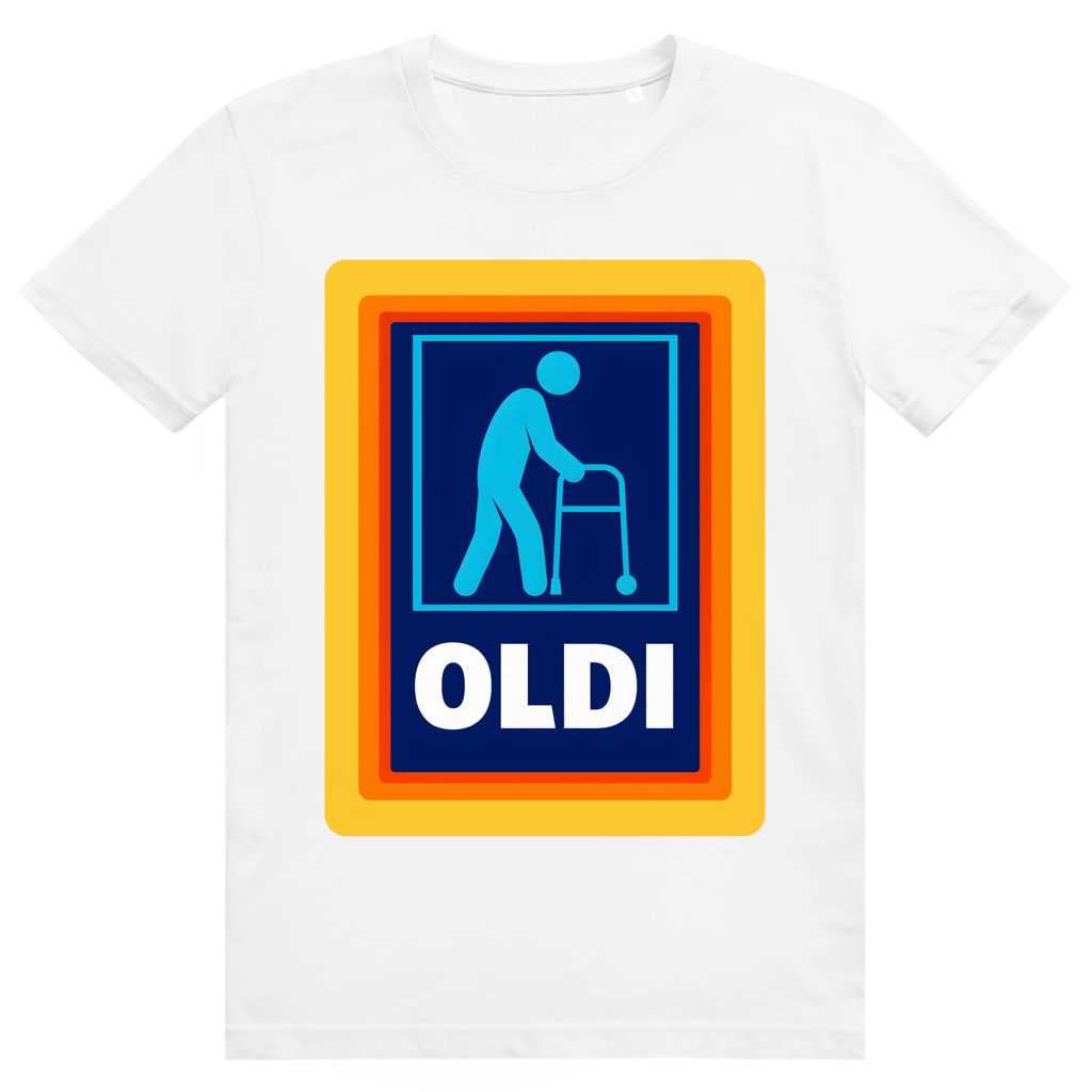 OLDI - Lustiges Discounter Statement - Premium Bio Unisex T-Shirt