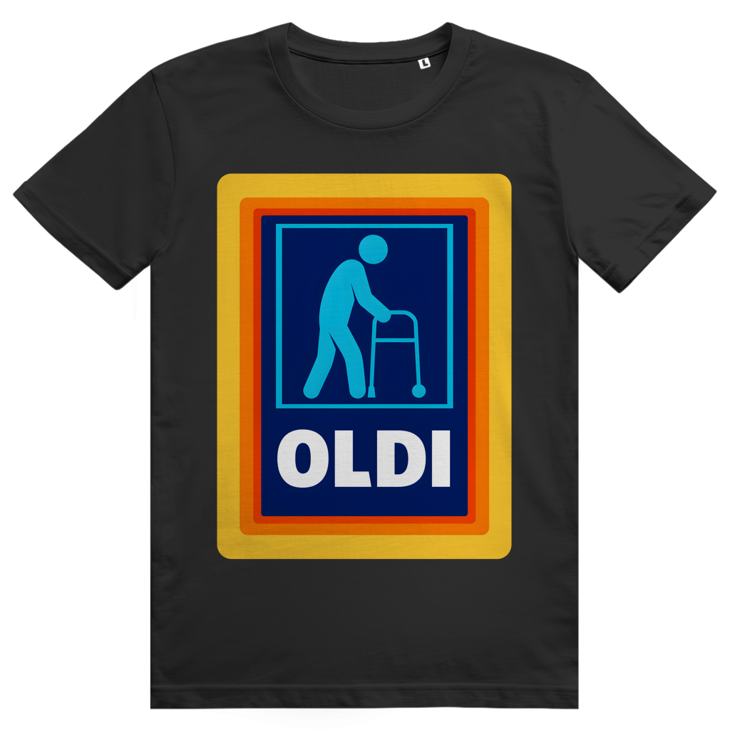 OLDI - Lustiges Discounter Statement - Premium Bio Unisex T-Shirt