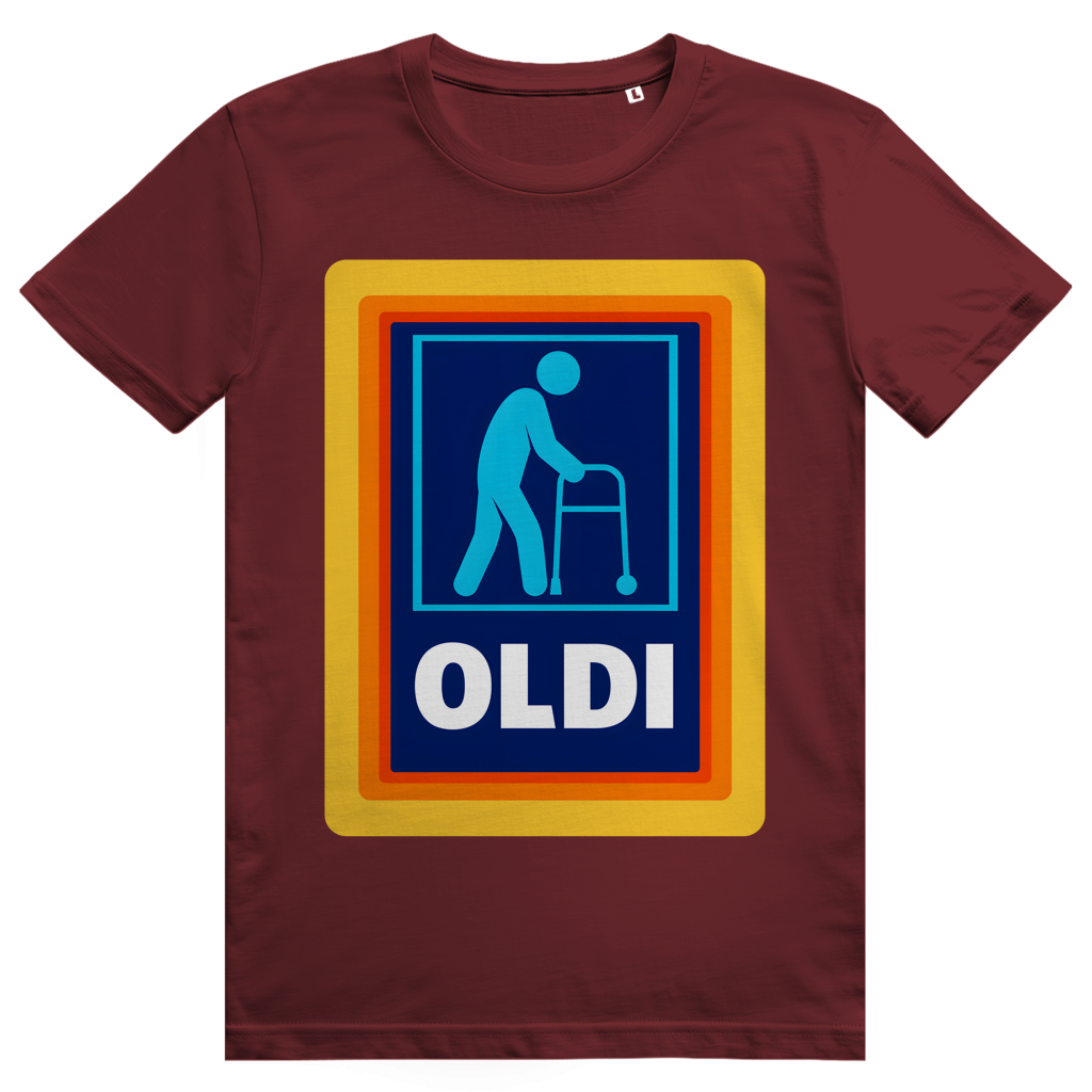 OLDI - Lustiges Discounter Statement - Premium Bio Unisex T-Shirt