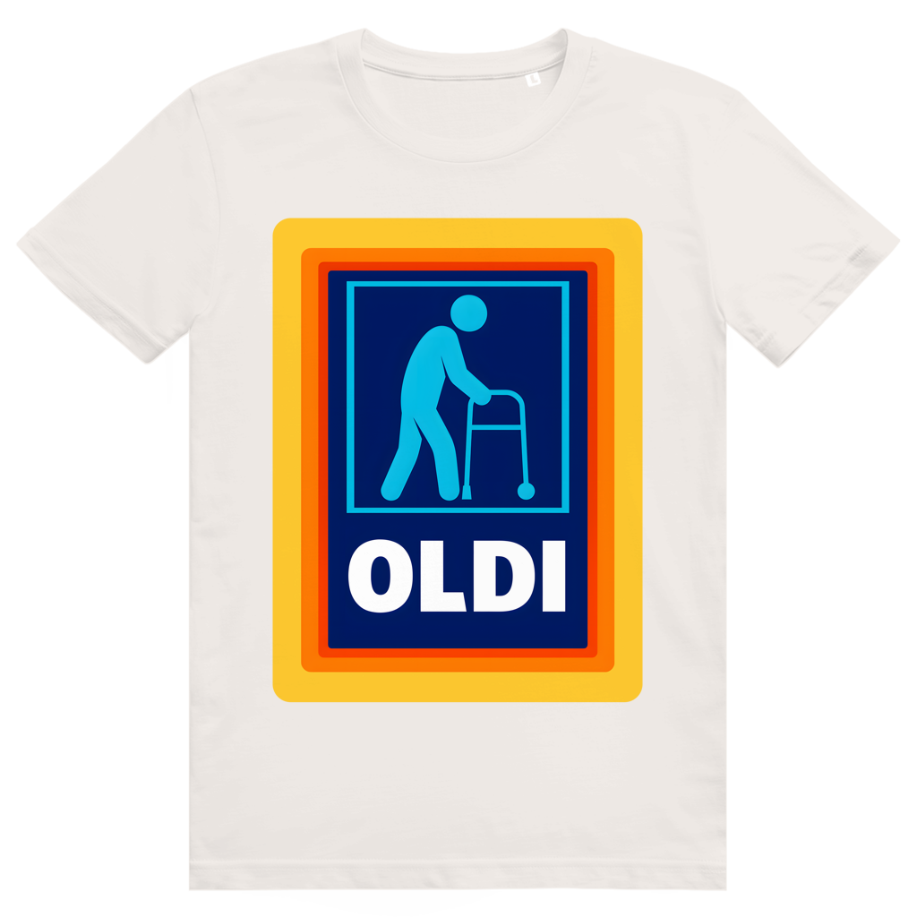 OLDI - Lustiges Discounter Statement - Premium Bio Unisex T-Shirt