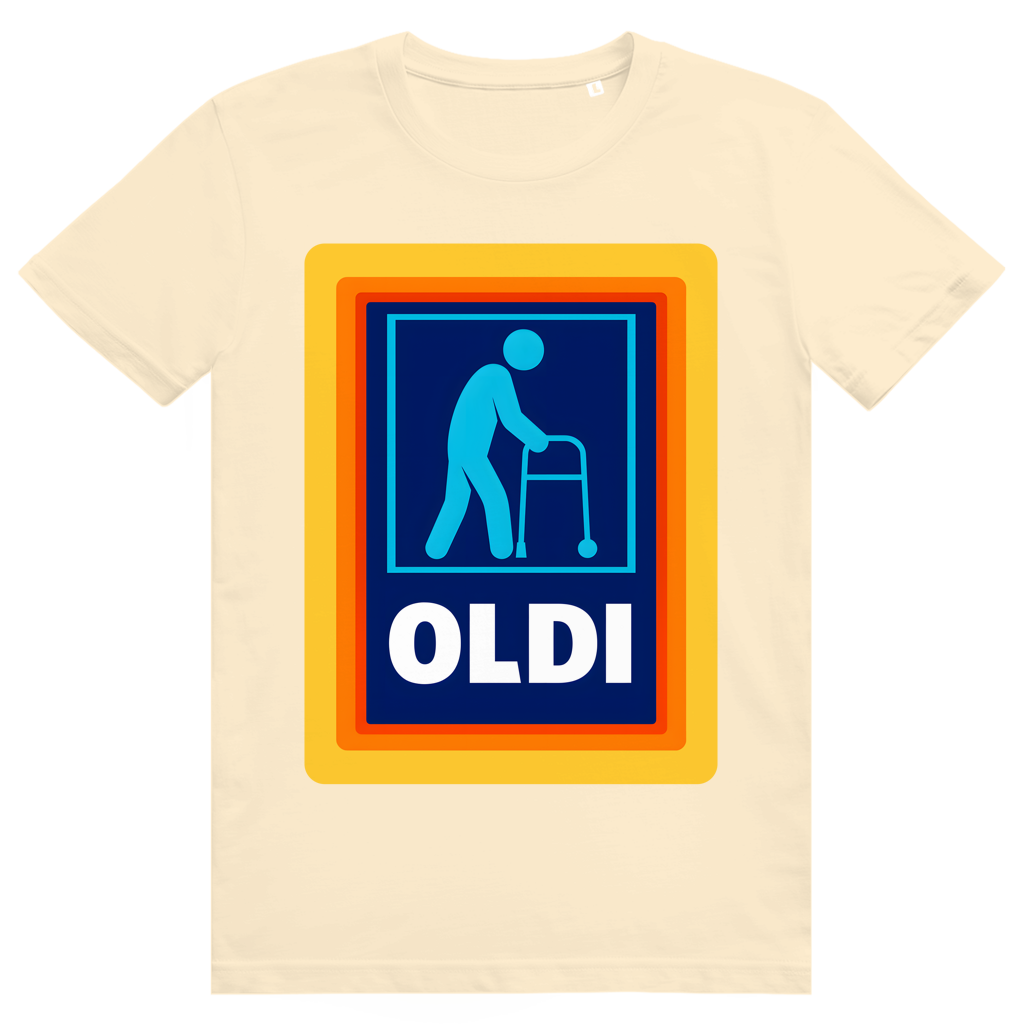 OLDI - Lustiges Discounter Statement - Premium Bio Unisex T-Shirt