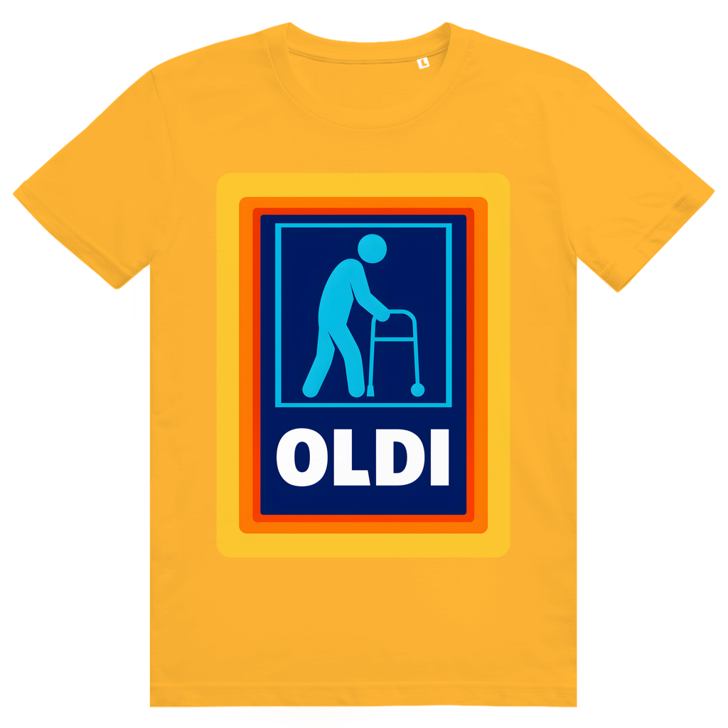 OLDI - Lustiges Discounter Statement - Premium Bio Unisex T-Shirt