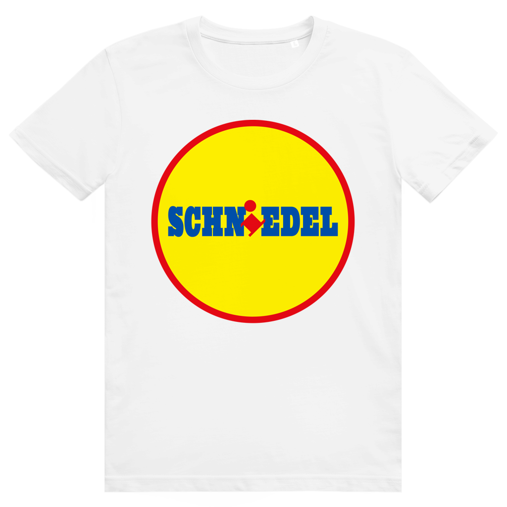 SCHNIEDEL - Lustiges Discounter Statement - Premium Bio Unisex T-Shirt
