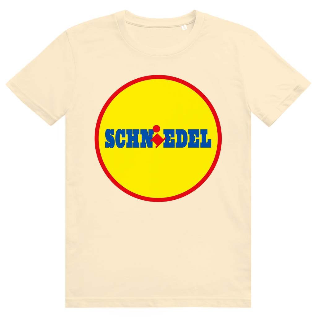 SCHNIEDEL - Lustiges Discounter Statement - Premium Bio Unisex T-Shirt