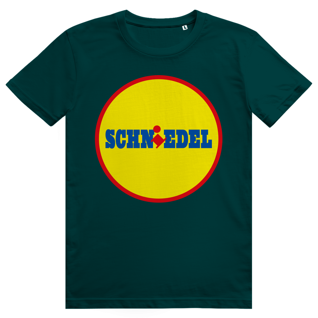 SCHNIEDEL - Lustiges Discounter Statement - Premium Bio Unisex T-Shirt