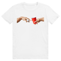 Die Erschaffung des Bierpongs - Lustiges Bier Meme - Premium Bio Unisex T-Shirt