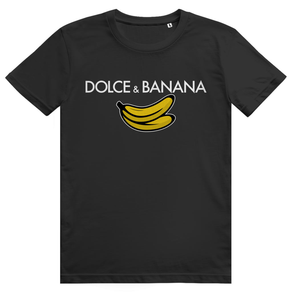 Dolce & Banana - Lustiges Mode Meme Statement - Premium Bio Unisex T-Shirt