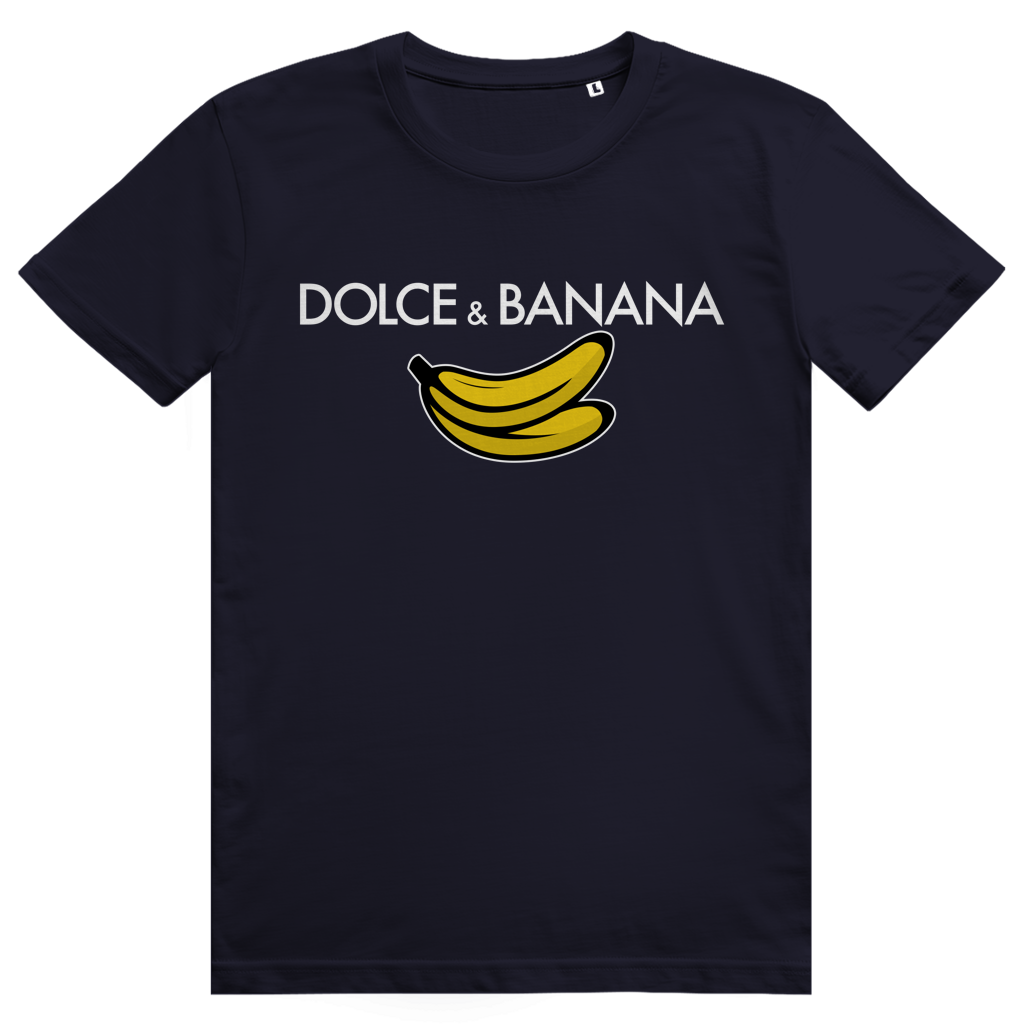 Dolce & Banana - Lustiges Mode Meme Statement - Premium Bio Unisex T-Shirt