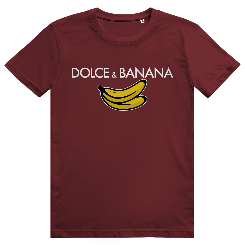 Dolce & Banana - Lustiges Mode Meme Statement - Premium Bio Unisex T-Shirt