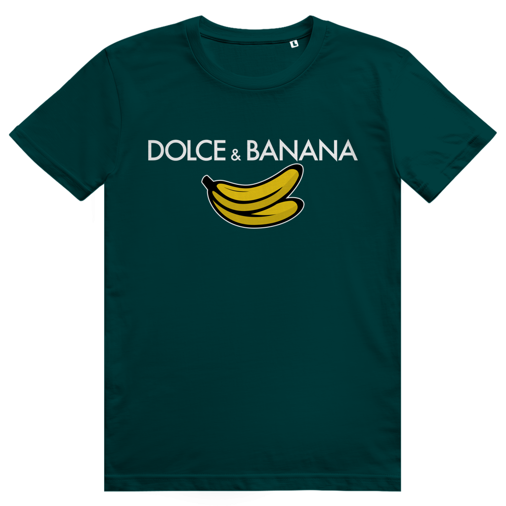 Dolce & Banana - Lustiges Mode Meme Statement - Premium Bio Unisex T-Shirt