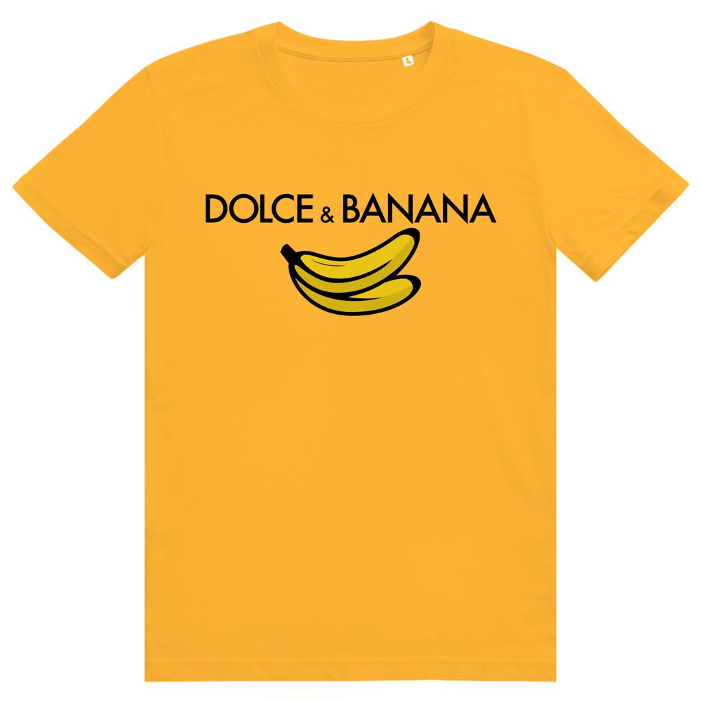 Dolce & Banana - Lustiges Mode Meme Statement - Premium Bio Unisex T-Shirt