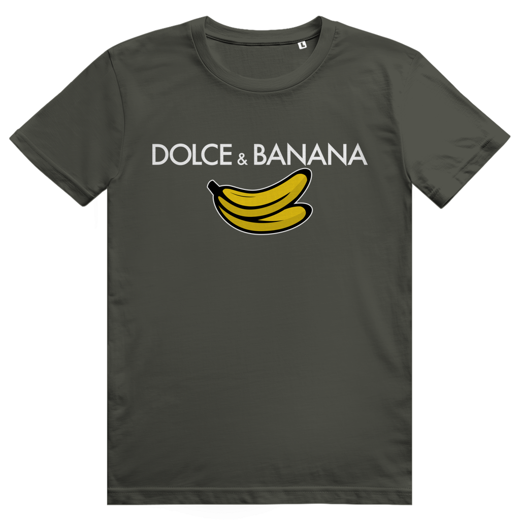 Dolce & Banana - Lustiges Mode Meme Statement - Premium Bio Unisex T-Shirt