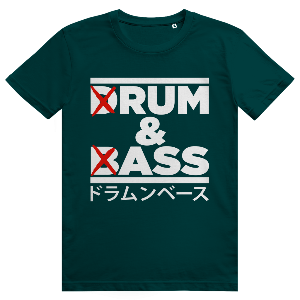 Drum & Bass - Lustiges Festival Statement - Premium Bio Unisex T-Shirt