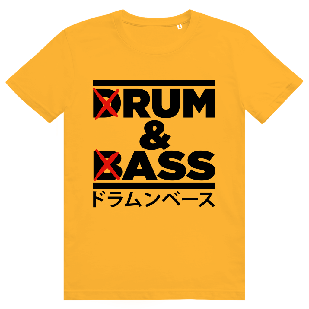 Drum & Bass - Lustiges Festival Statement - Premium Bio Unisex T-Shirt