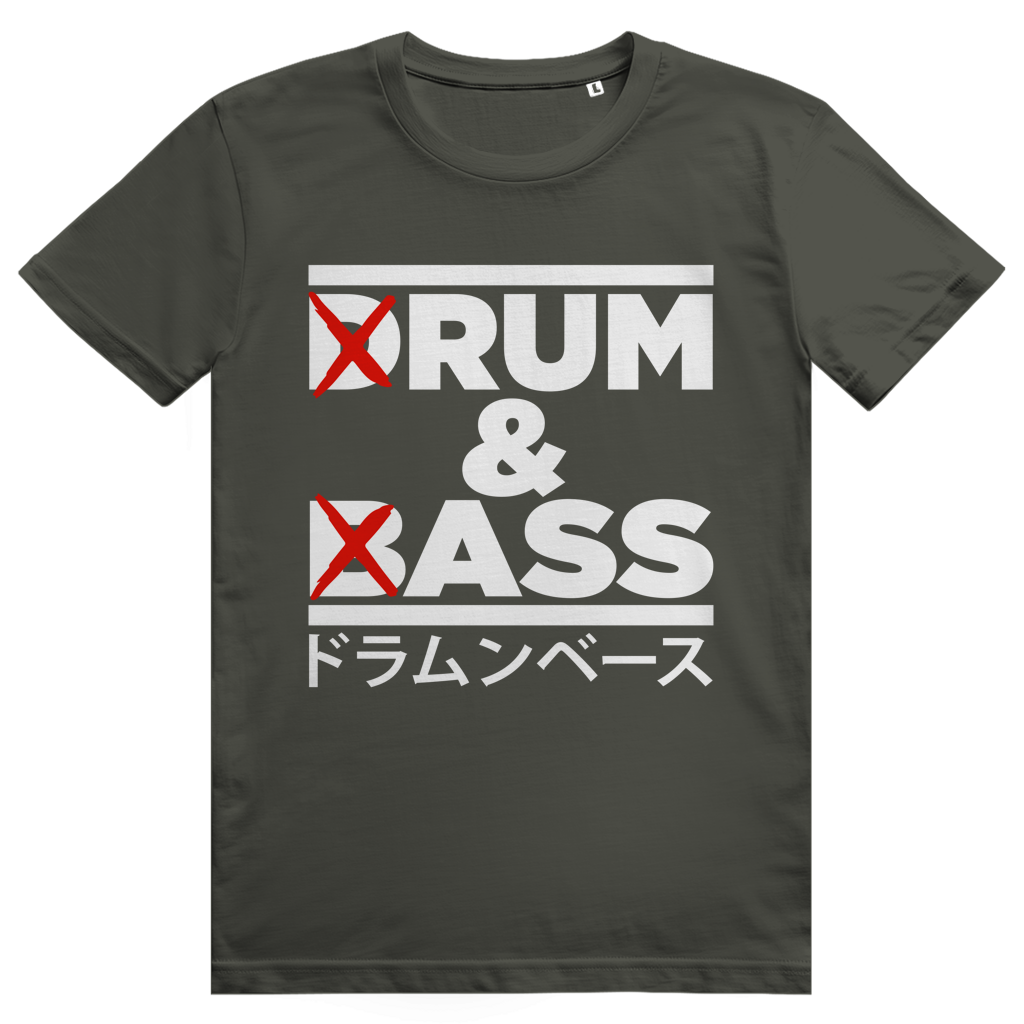 Drum & Bass - Lustiges Festival Statement - Premium Bio Unisex T-Shirt