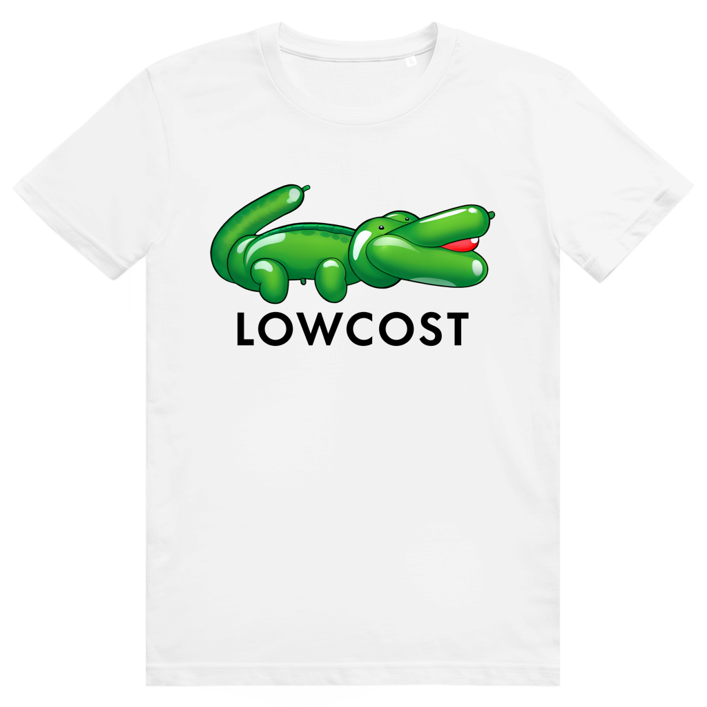 Lowcost - Freches Logo Parodie Statement - Premium Bio Unisex T-Shirt