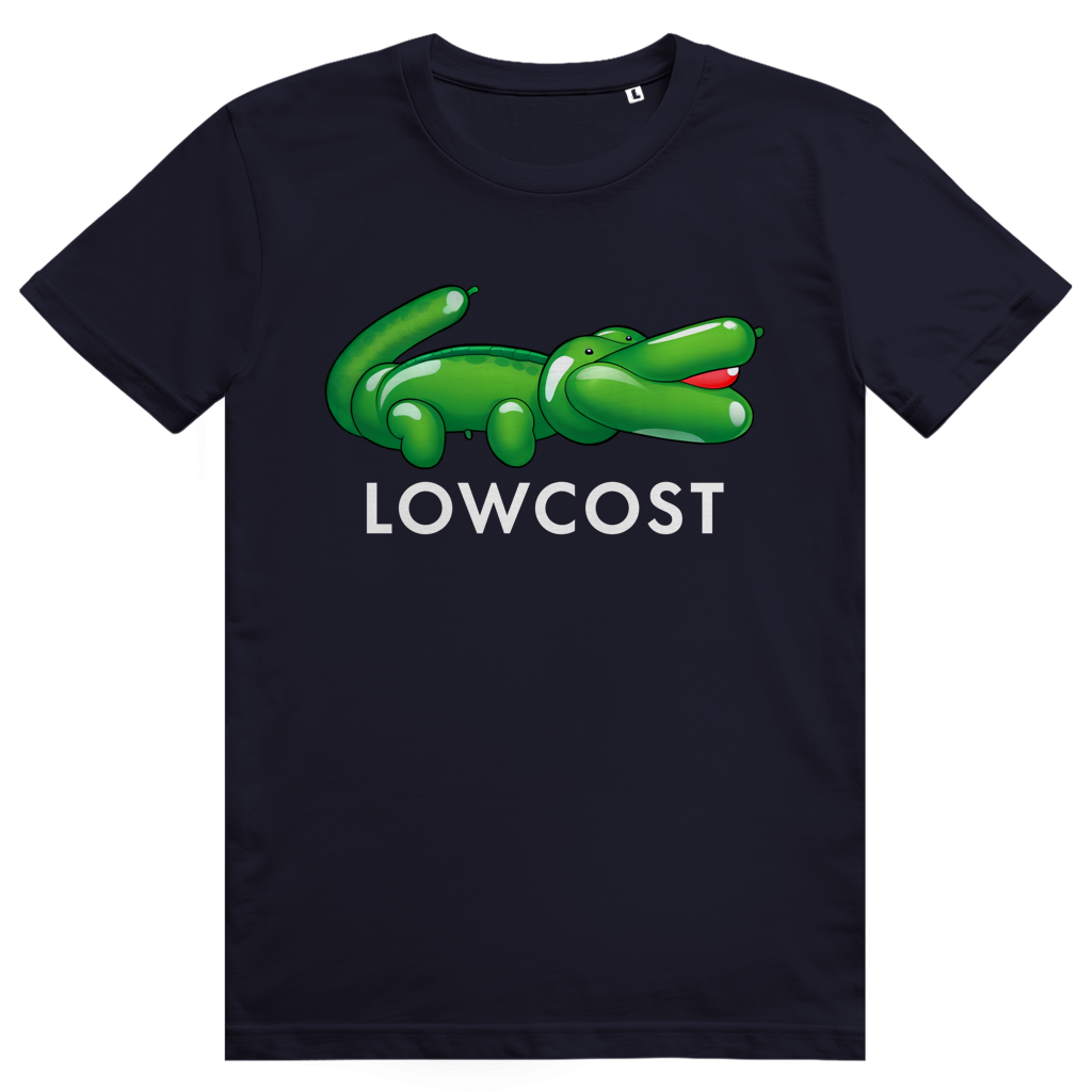 Lowcost - Freches Logo Parodie Statement - Premium Bio Unisex T-Shirt