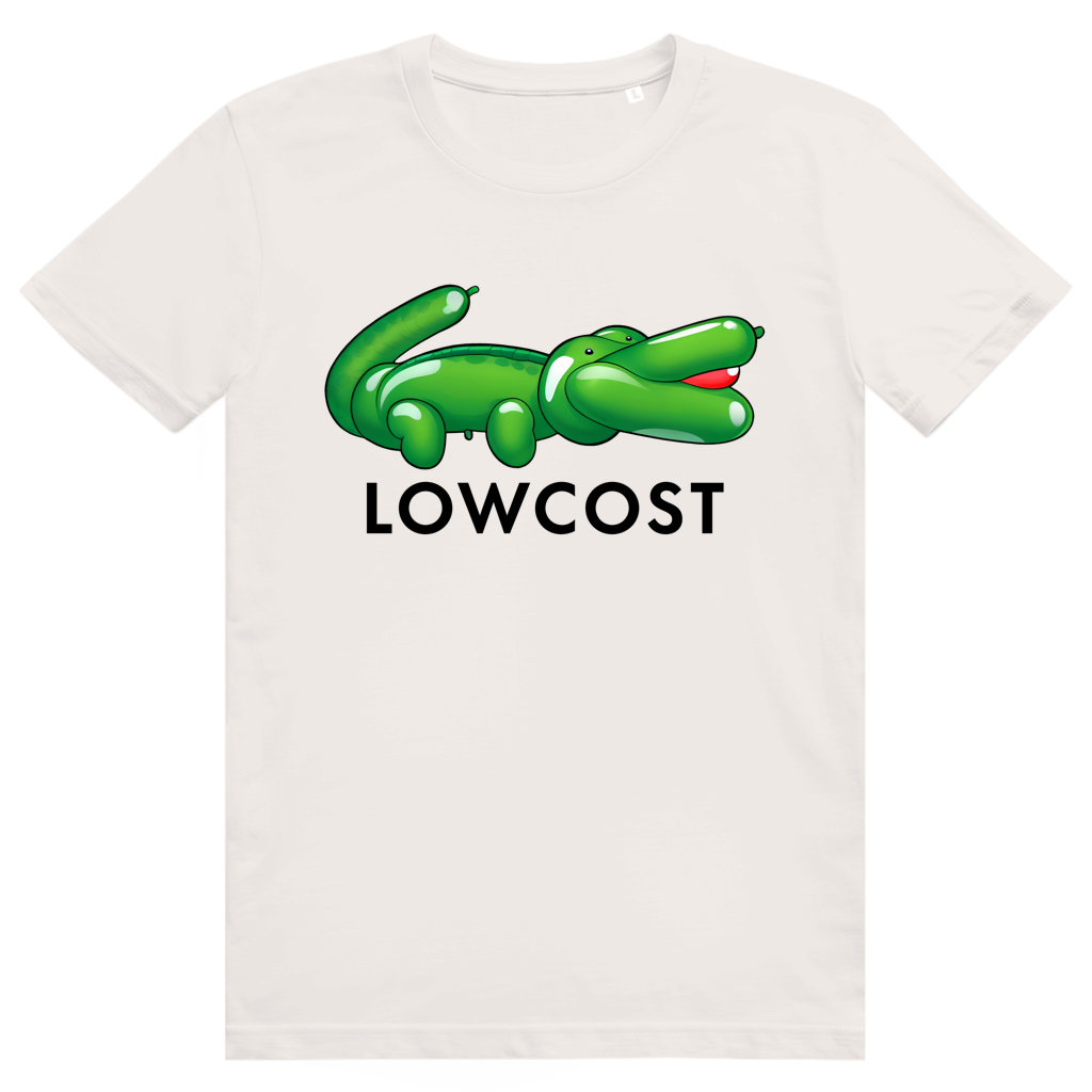 Lowcost - Freches Logo Parodie Statement - Premium Bio Unisex T-Shirt