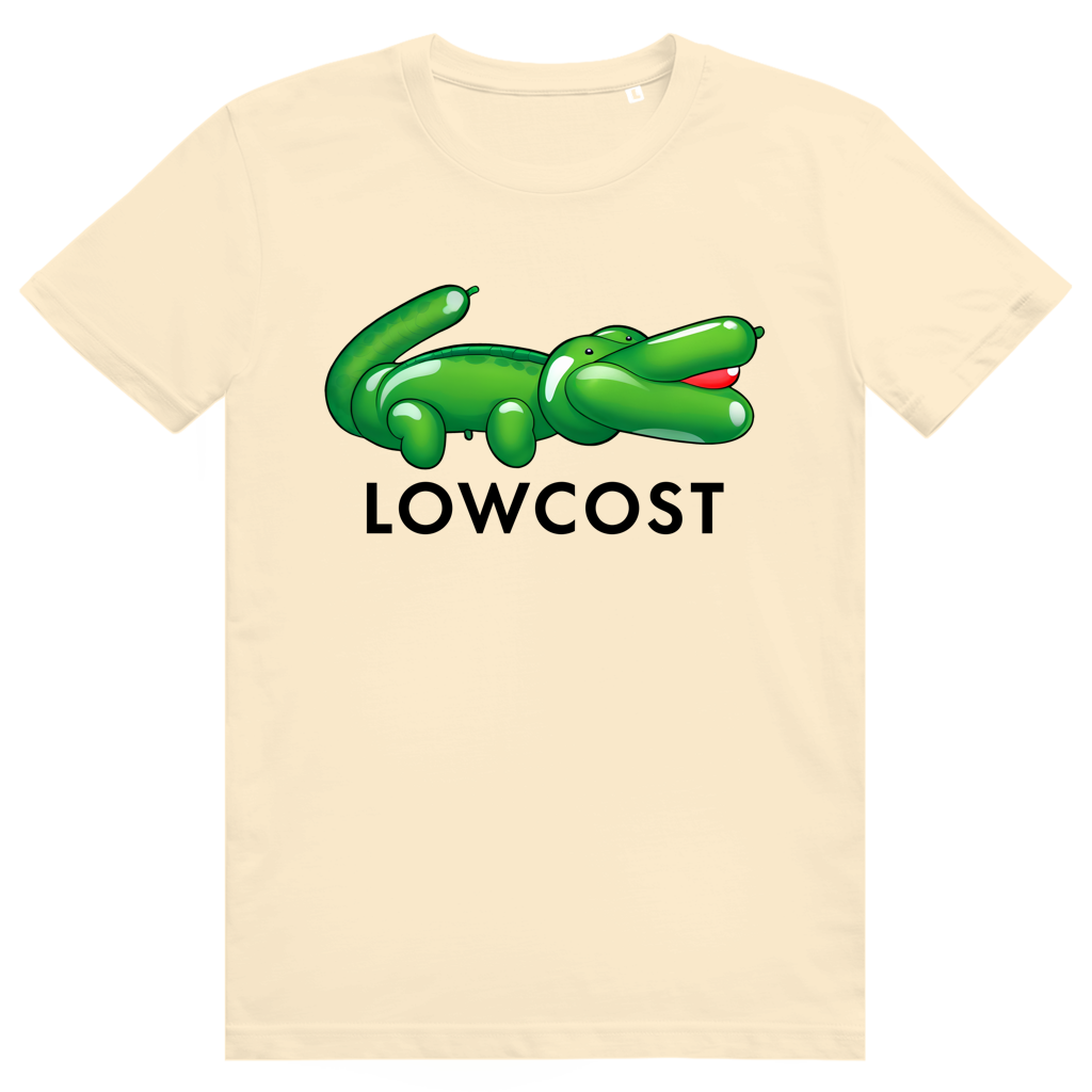 Lowcost - Freches Logo Parodie Statement - Premium Bio Unisex T-Shirt