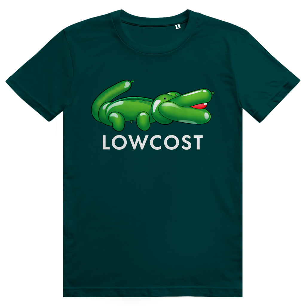 Lowcost - Freches Logo Parodie Statement - Premium Bio Unisex T-Shirt