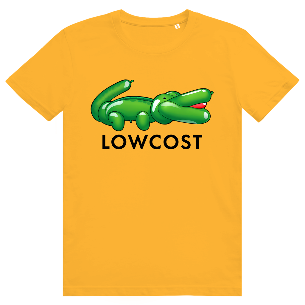 Lowcost - Freches Logo Parodie Statement - Premium Bio Unisex T-Shirt