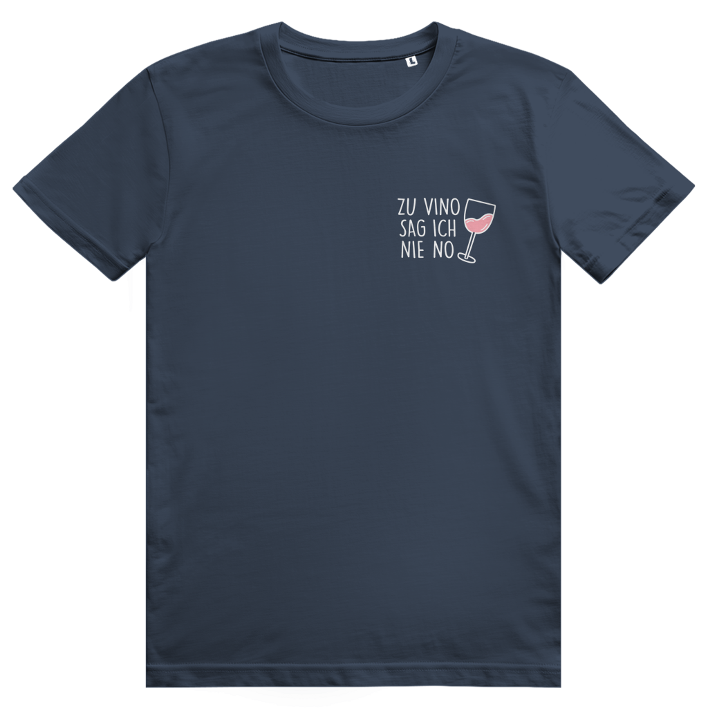 Zu Vino sag ich nie no - Lustiges Rosé Wein Wortspiel - Premium Bio Unisex T-Shirt