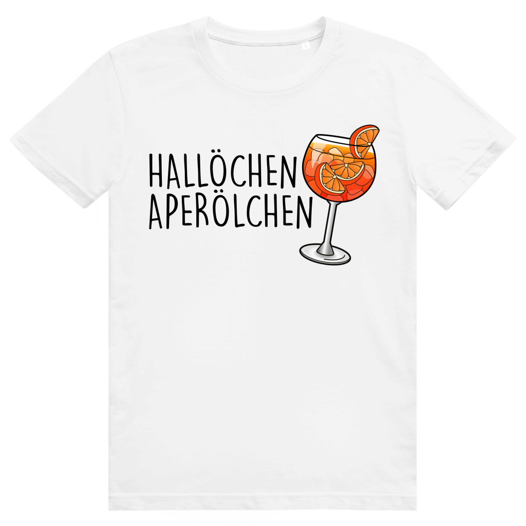 Hallöchen Aperölchen - Aperol Spritz Aperitivo Vibes - Premium Bio Unisex T-Shirt