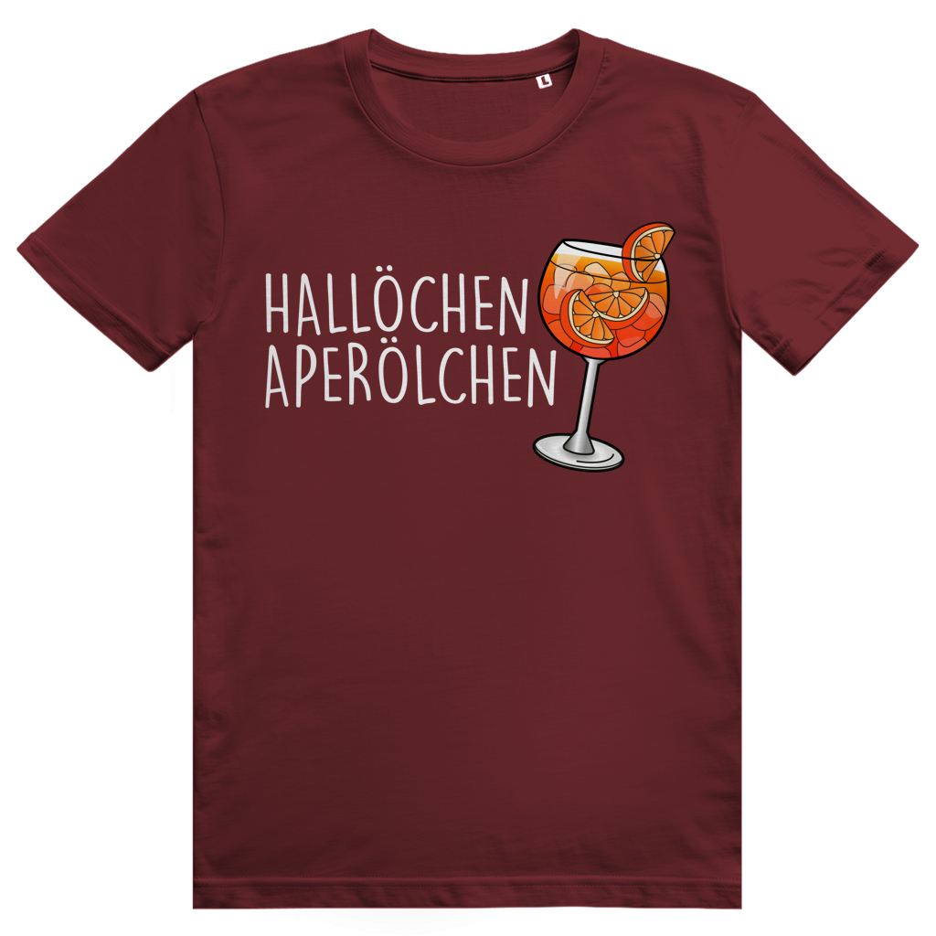 Hallöchen Aperölchen - Aperol Spritz Aperitivo Vibes - Premium Bio Unisex T-Shirt