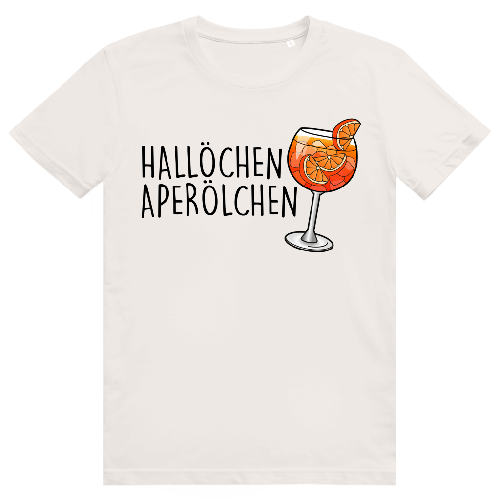 Hallöchen Aperölchen - Aperol Spritz Aperitivo Vibes - Premium Bio Unisex T-Shirt