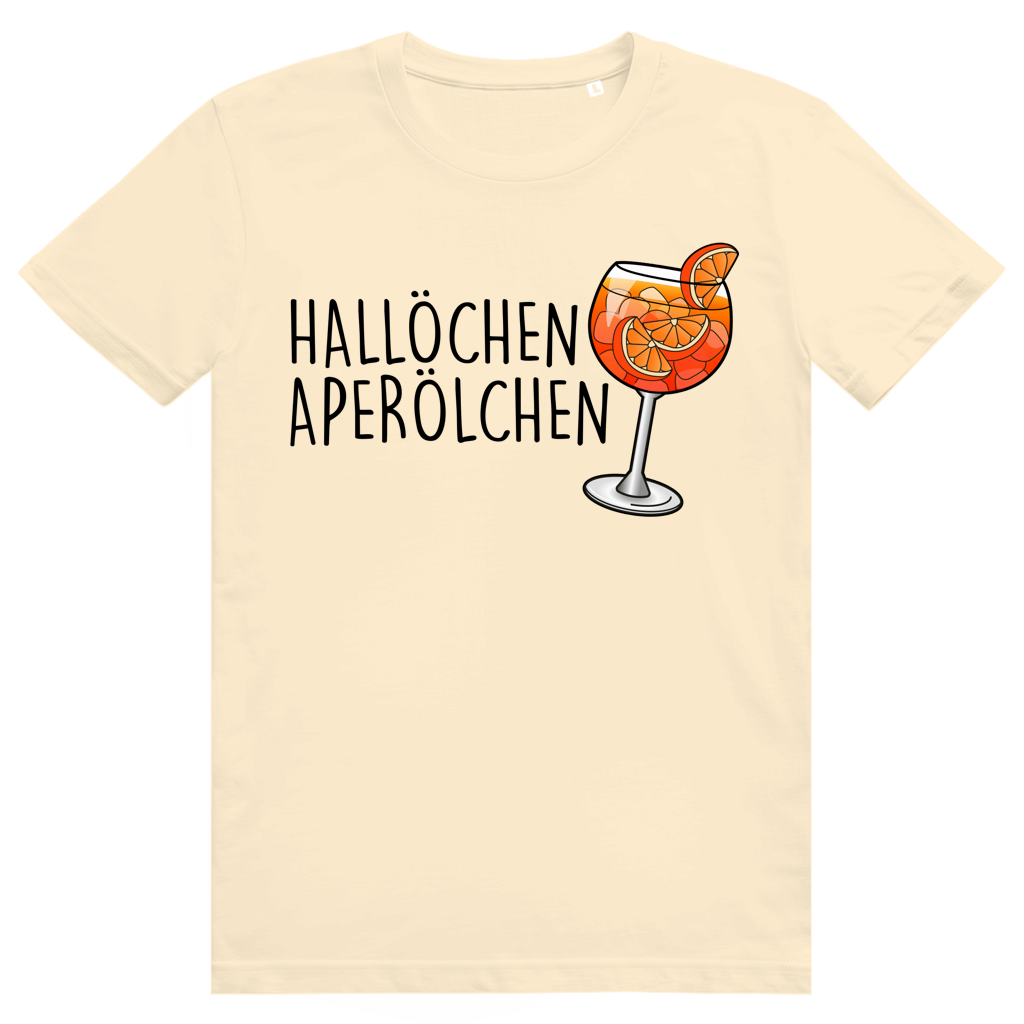 Hallöchen Aperölchen - Aperol Spritz Aperitivo Vibes - Premium Bio Unisex T-Shirt