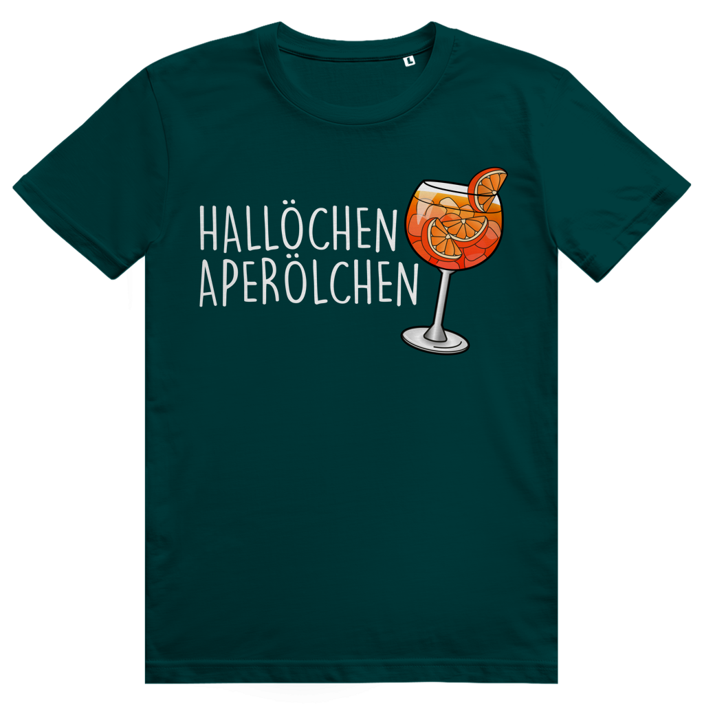 Hallöchen Aperölchen - Aperol Spritz Aperitivo Vibes - Premium Bio Unisex T-Shirt