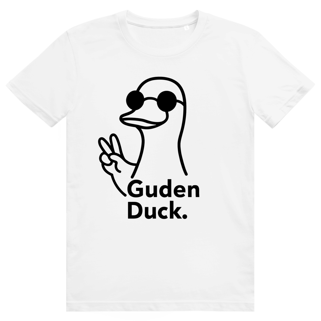 Guden Duck - Lustiges Enten Meme Statement - Premium Bio Unisex T-Shirt